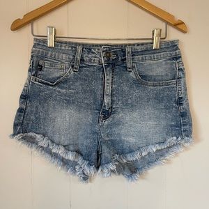 KanCan Distressed Shorts